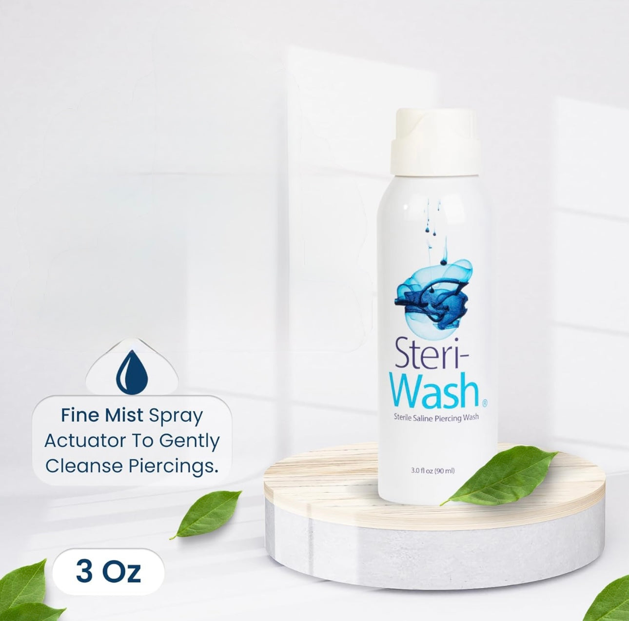 Steri-Wash Aftercare Piercing Spray – 3 oz