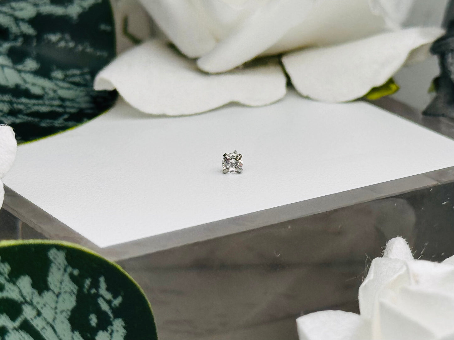 Threadless CZ Gem Prongs