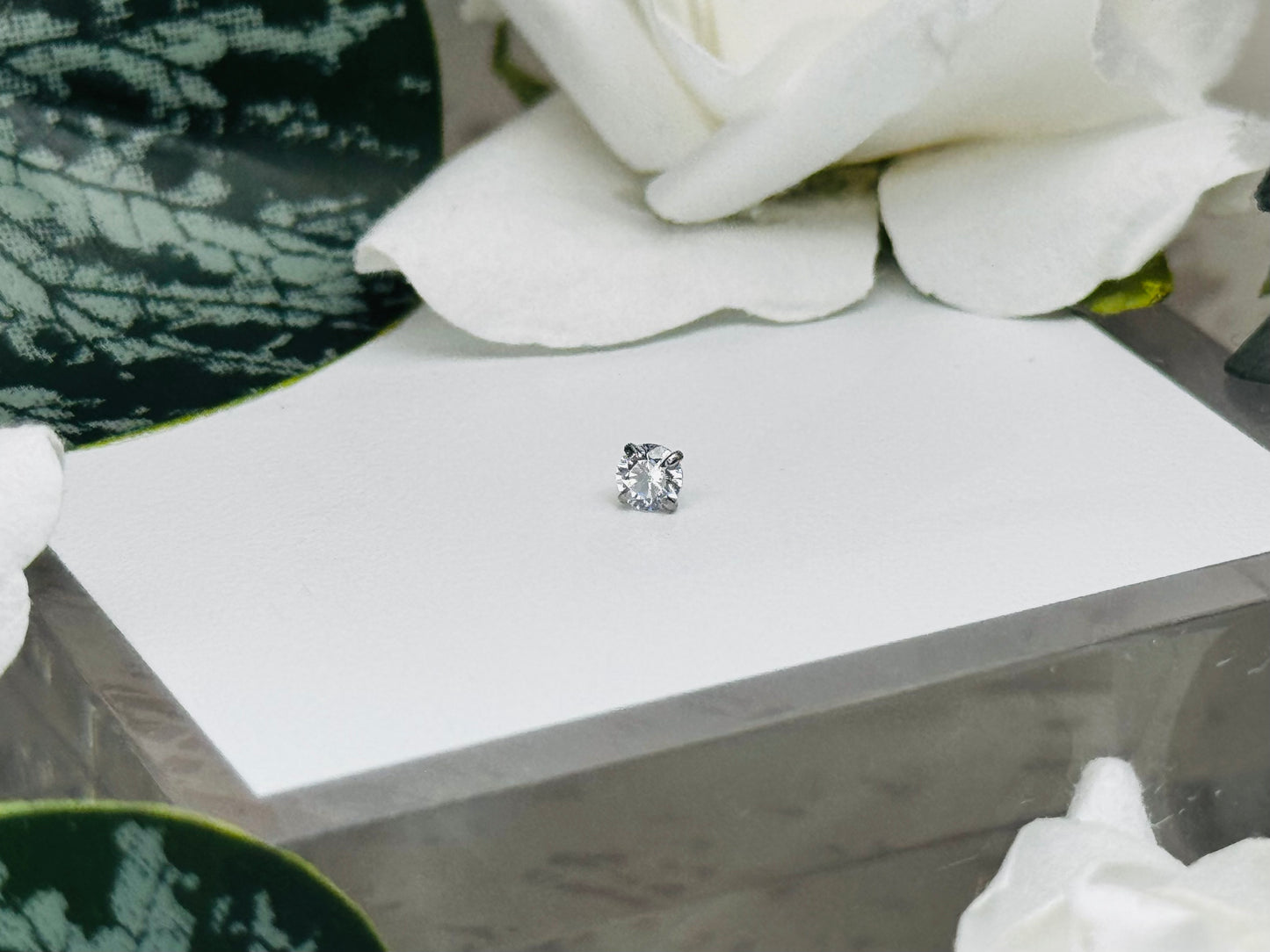 Threadless CZ Gem Prongs
