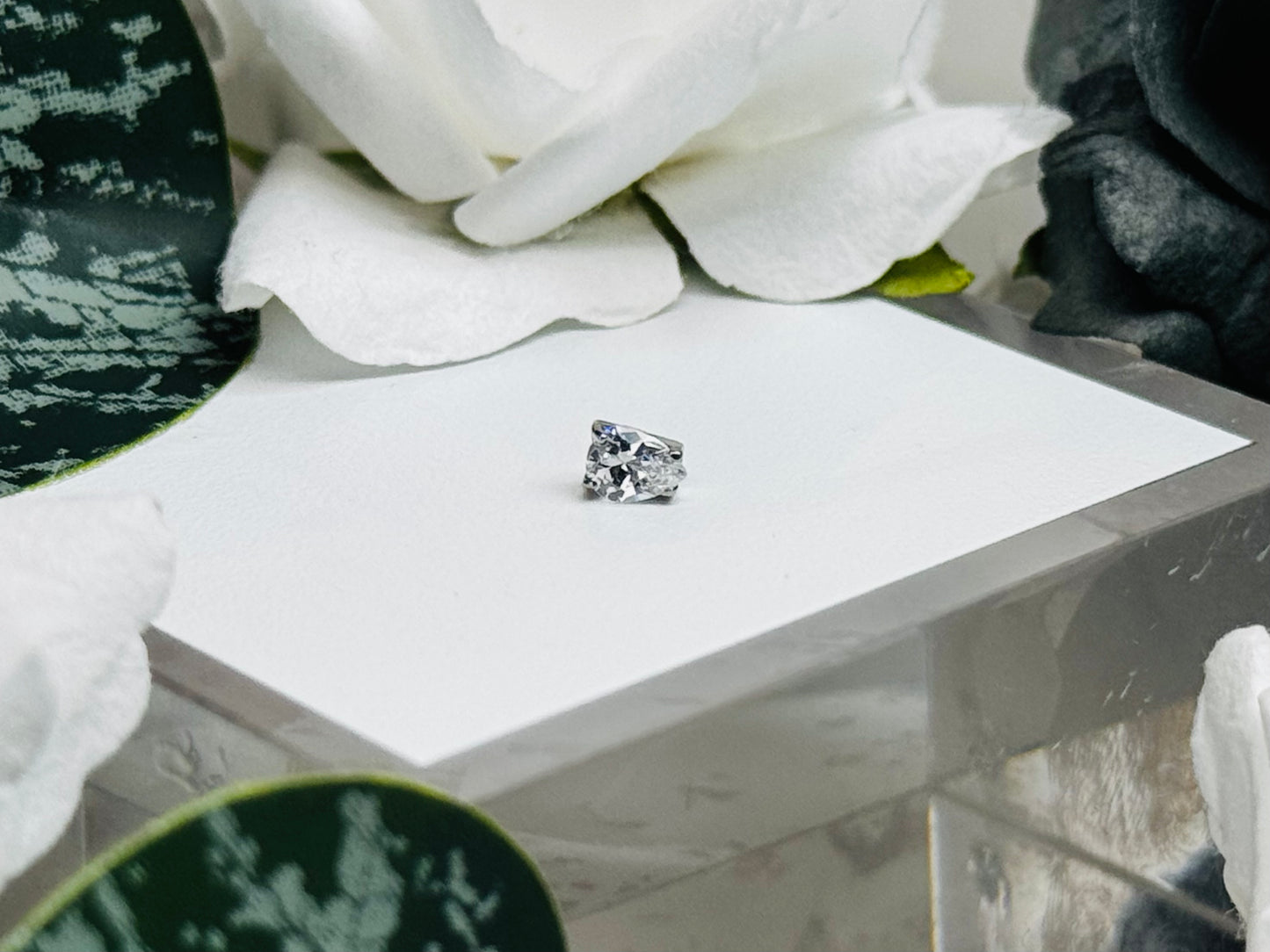 Radiant Pear CZ End