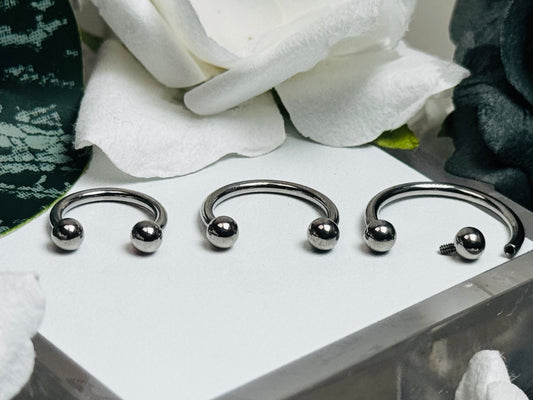 Internally Threaded Circular Barbells (16G & 14G)