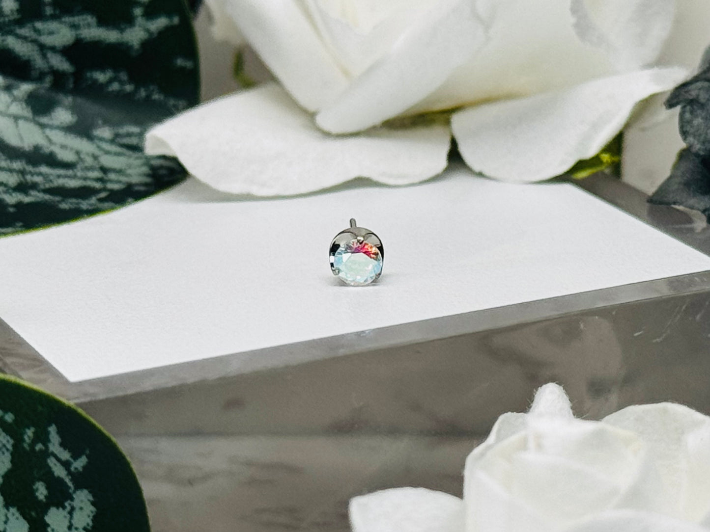 Threadless Round Prong Gems