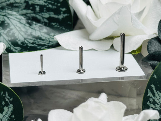 Threadless Labret/Flatbacks (20G -18G)